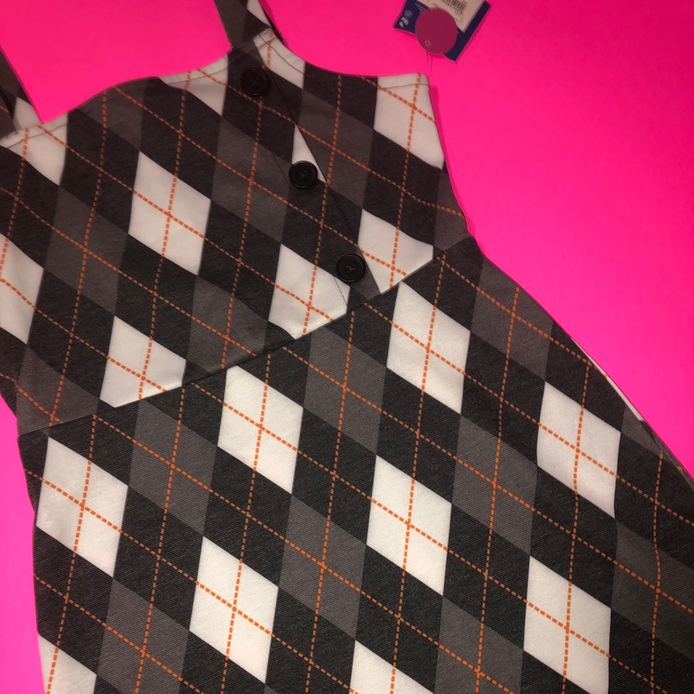 NEW** argyle dress never worn